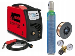 TECHNOMIG 215 DUAL SYN. Lutospawarka ZESTAW CUSI3