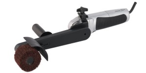 Przystawka do szlifowania narzędziami trzepiniowymi