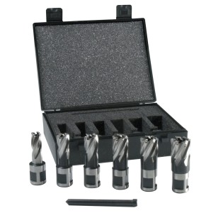 Zestaw frezów trepanacyjnych 6szt 50mm HSS