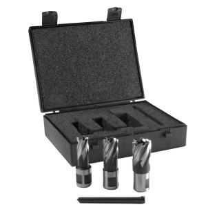 Zestaw frezów trepanacyjnych 3szt 25mm HSS 