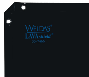 Zielony ekran rozdzielający WELDAS LAVAshield 1,8x2,4m