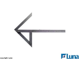 Kątownik do wyznaczania środka 200x150mm  2542-0209