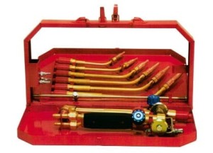 Palnik do spawania i cięcia - Acetylen-Tlen Zestaw PERUN Walizka W310-5310