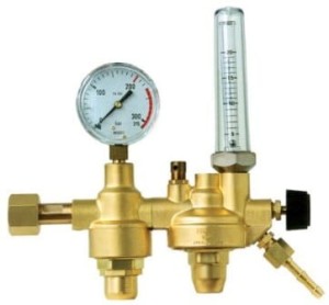 Reduktor dwustopniowy z rotametrem WODÓR PERUN W252-8021