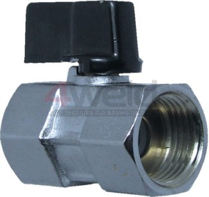 Zawór kulowy krótka rączka WW 1/4"-1/2"