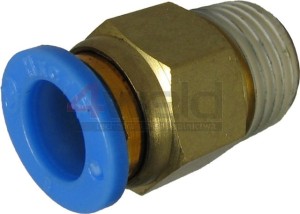 Złączka prosta typu "QUICK"  do przewodów PA/PU fi 4 - 12mm 1/8 - 1/2"