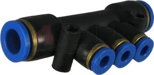 Złączka kolektor złączka-wtykowa typu "QUICK"  do przewodów PA/PU fi 4-10mm