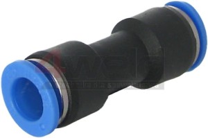 Złączka prosta wtykowa typu "QUICK"  do przewodów PA/PU fi 4-12mm