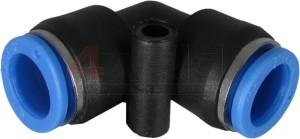 Złączka kątowa typu "QUICK" do przewodów PA/PU fi 4-12mm