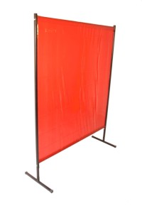 Parawan spawalniczy z kurtyną foliową MINI 1450 x 1900