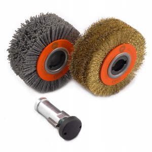 Zestaw do postarzania DREWNA szczotka trzpień